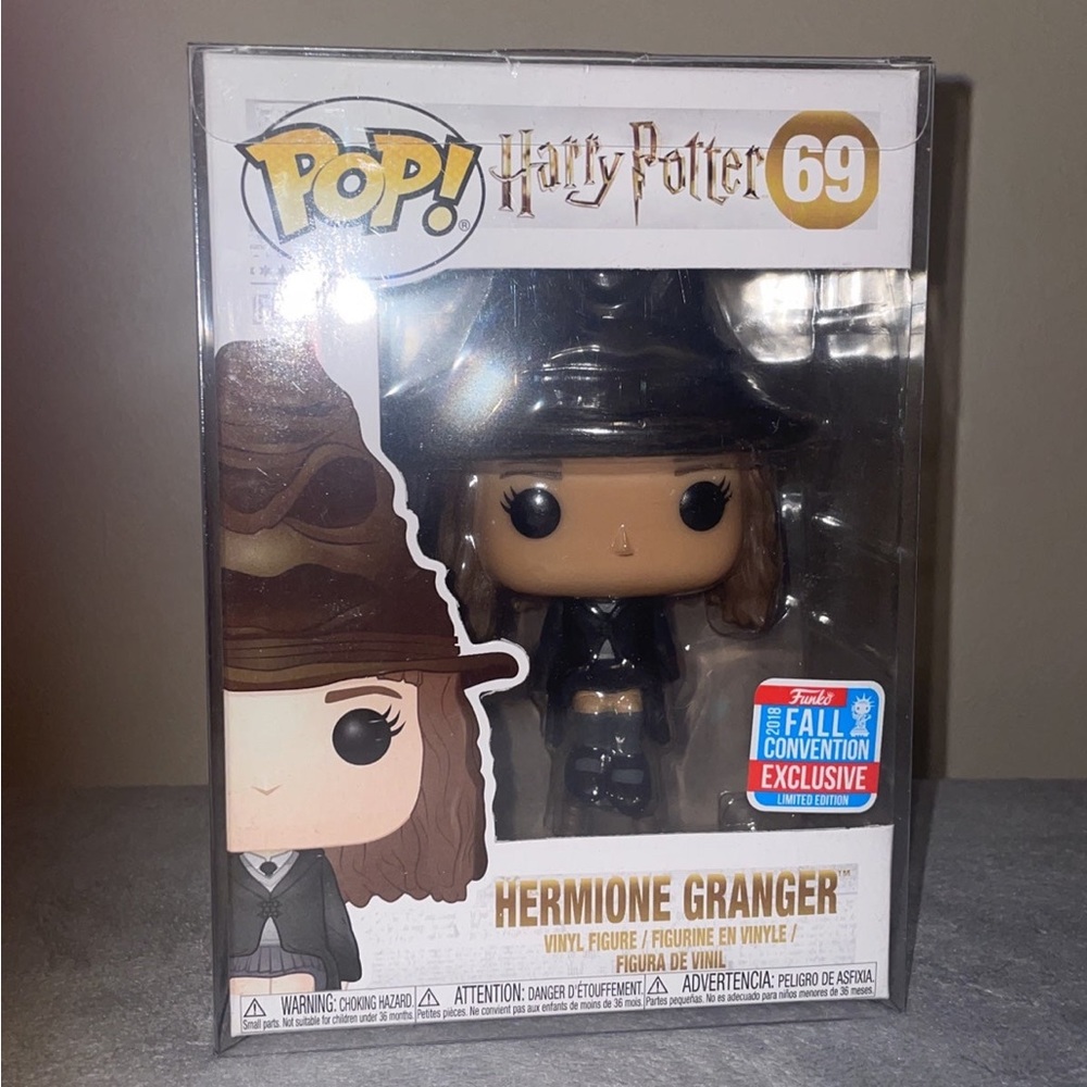 Funko Pop 69 Harry Potter hermione granger sorting hat 2018 fall convention